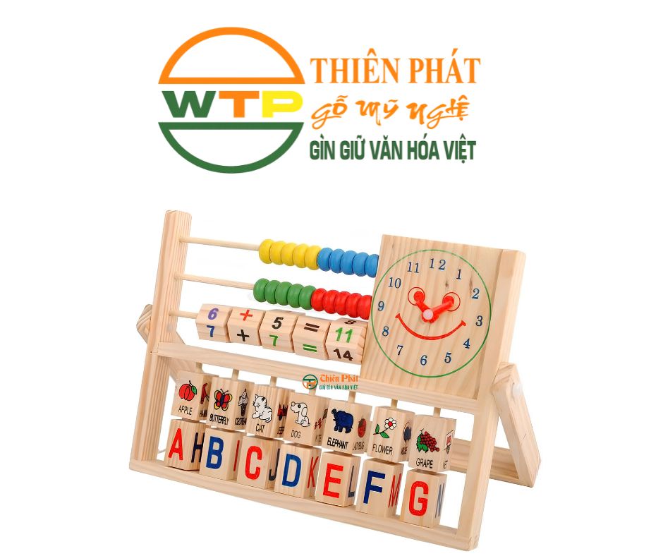 Bộ đồ chơi gỗ đa năng 4 trong 1